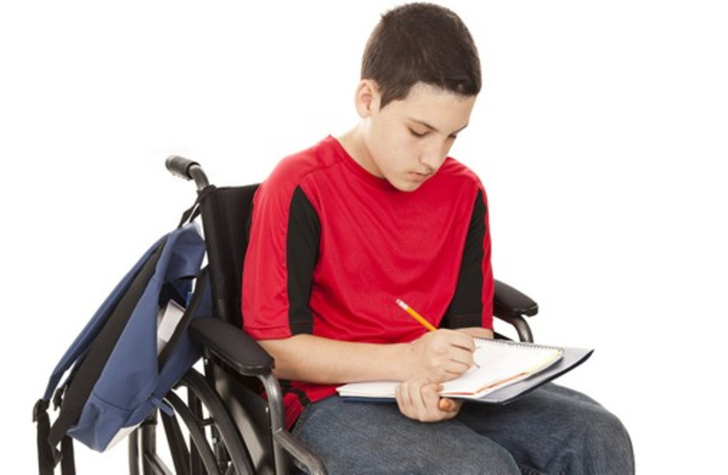 Disabled teen  (photo credit: INGIMAGE / ASAP)