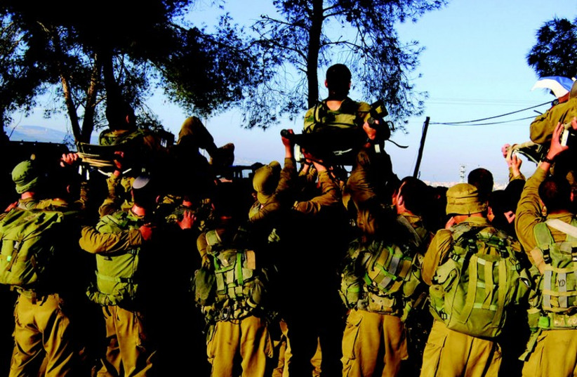 Soldats isolés de la brigade Golani (photo credit: DR)