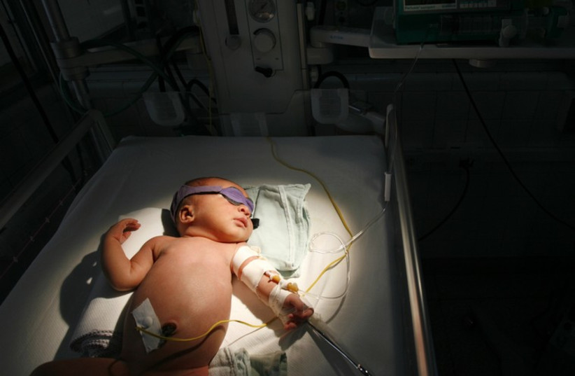 A newborn baby (photo credit: REUTERS)