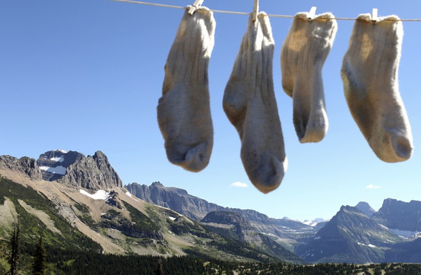Lonely socks are shameful (photo credit: REUTERS)