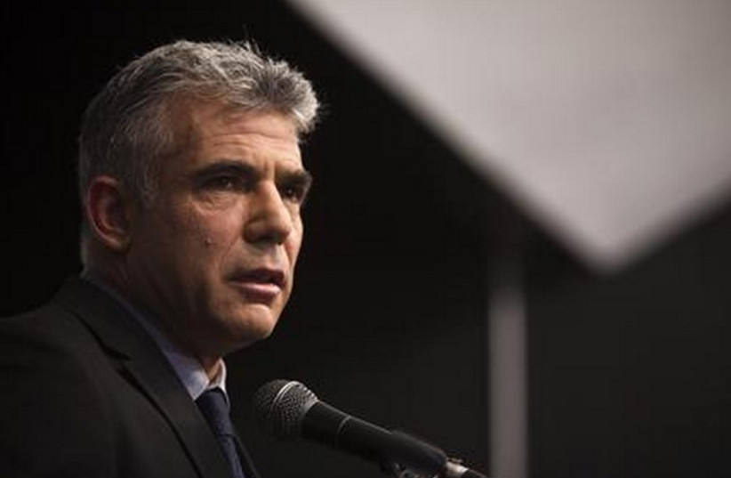 Finance Minister Yair Lapid. (photo credit: REUTERS)