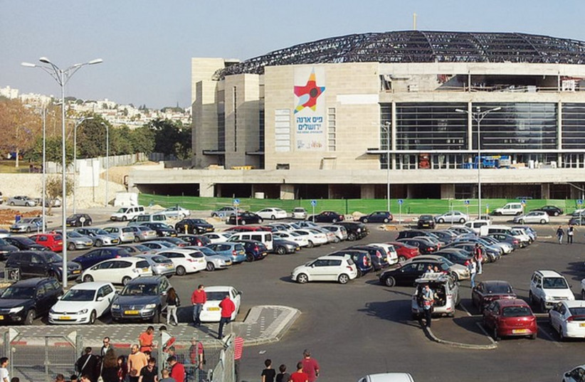 Former Jerusalem mayor Ehud Olmert first announced plans for the stadium in 2004. (photo credit: LIRON MOLDOVAN/BSL)