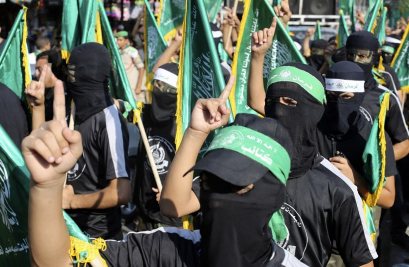 Hamas militants (photo credit: REUTERS)