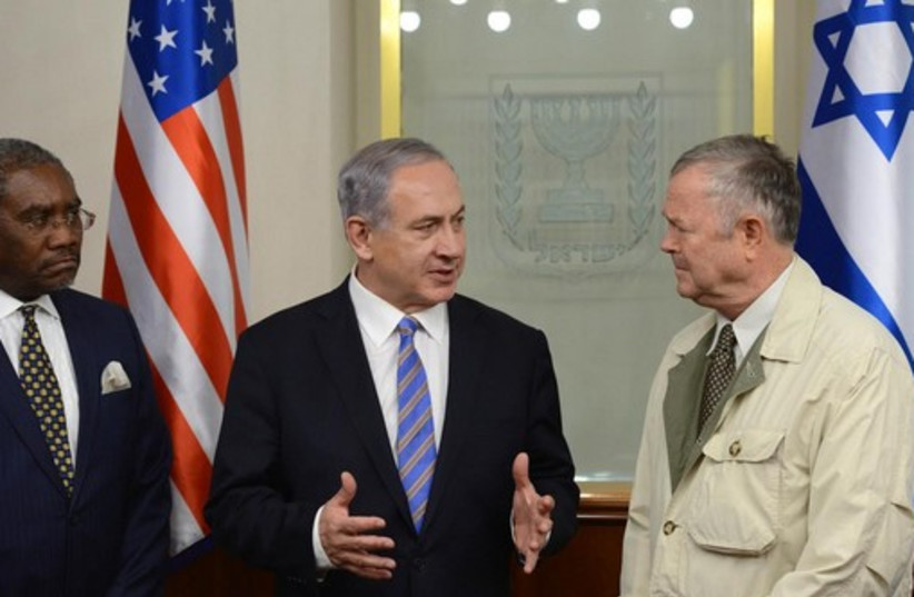 PM Netanyahu Meets Rep. Dana Rohrbacher and Rep. Gregory Meeks (photo credit: GPO)