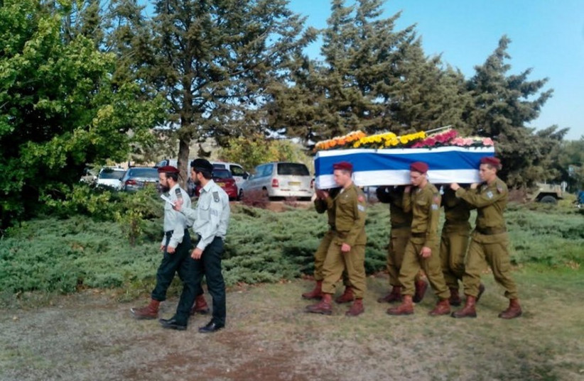 First Sgt. Shahar Shalev laid to rest September 1 (photo credit: YISKA DEKEL)