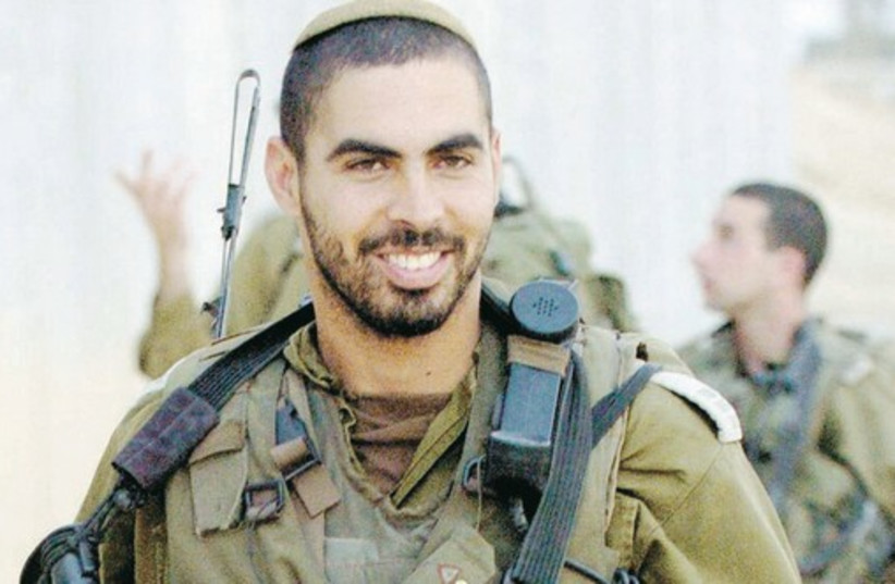 Maj. Eliraz Peretz, the deputy commander of the Golani Brigade’s 12th Battalion, was killed in March 2010, during combat with Palestinian terrorists in the southern Gaza Strip, near Khan Yunis. (photo credit: COURTESY MIRIAM PERETZ)