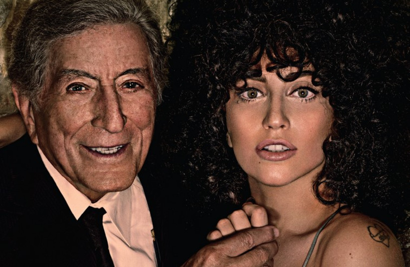 Lady Gaga and Tony Bennett perform in Israel this week (photo credit: PR)