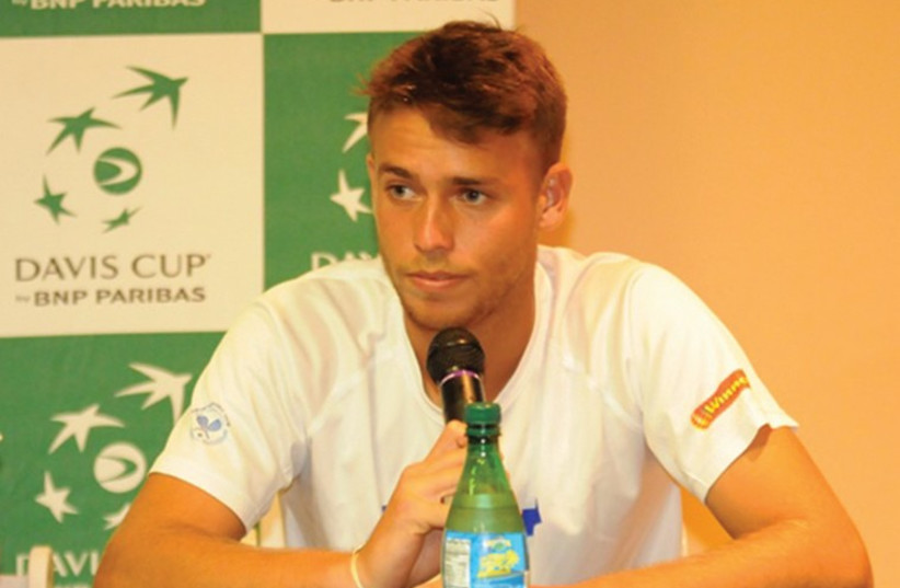 Bar Bot zer said he will be ready to play should Amir Weintraub (inset) be sidelined from this weekend's Davis Cup World Group playoff tie against Argentina in Sunrise, Florida. (photo credit: ITA/COURTESY)