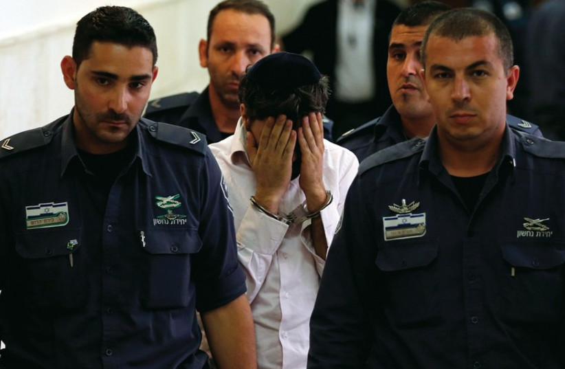 Yosef Ben David, currently serving a life sentence, was the ringleader of the group which killed Palestinian teen Mohammed Abu Khdeir (photo credit: REUTERS)