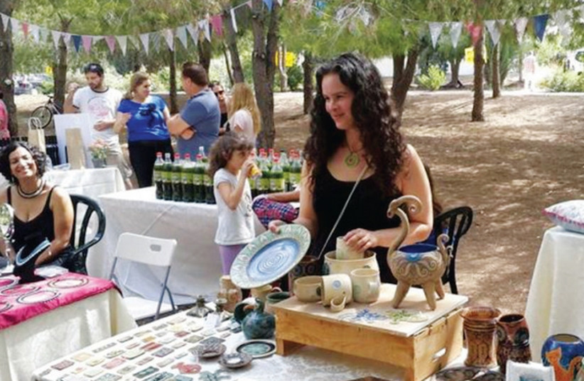 There will be about 60 stalls at today’s arts and farmer’s market at Moshav Ben-Shemen. (photo credit: Courtesy)