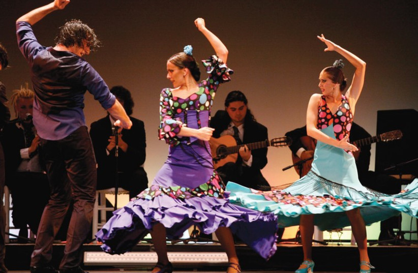 JOSE PORCEL and Sylvia Doran will step lightly on the stage of the Suzanne Dellal Center in their Flamenco show. (photo credit: Courtesy)