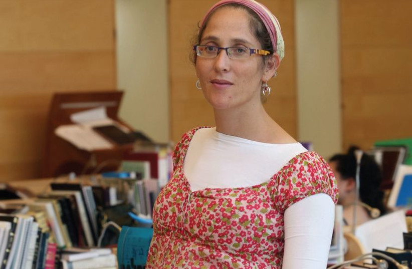 Hana Godinger (Dreyfuss) is the first woman to be appointed ‘rabbi’ of a state-religious school. (photo credit: MARC ISRAEL SELLEM/THE JERUSALEM POST)
