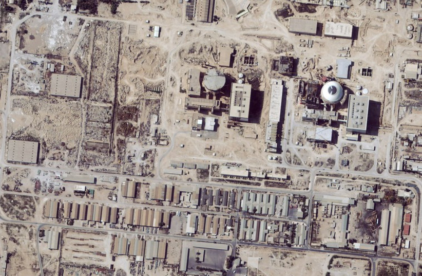 Satellite images of Iranian nuclear facility (file) (photo credit: REUTERS)