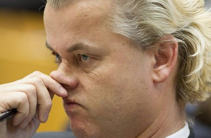 Dutch far-right politician Geert Wilders (photo credit: REUTERS)