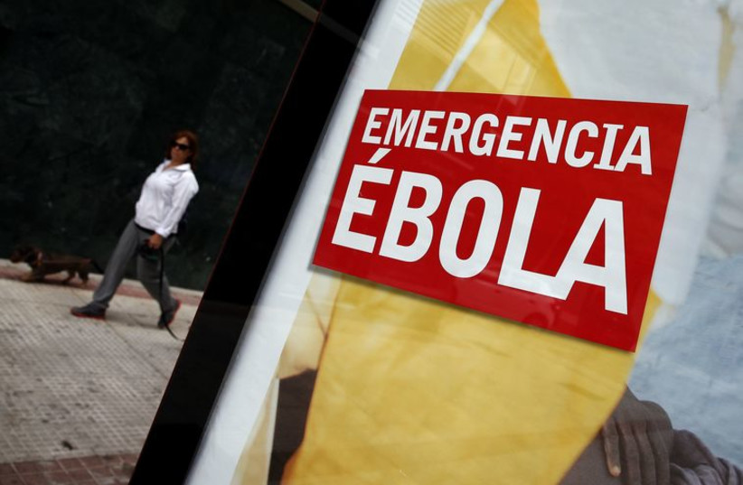 Fighting ebola campaign (photo credit: REUTERS)