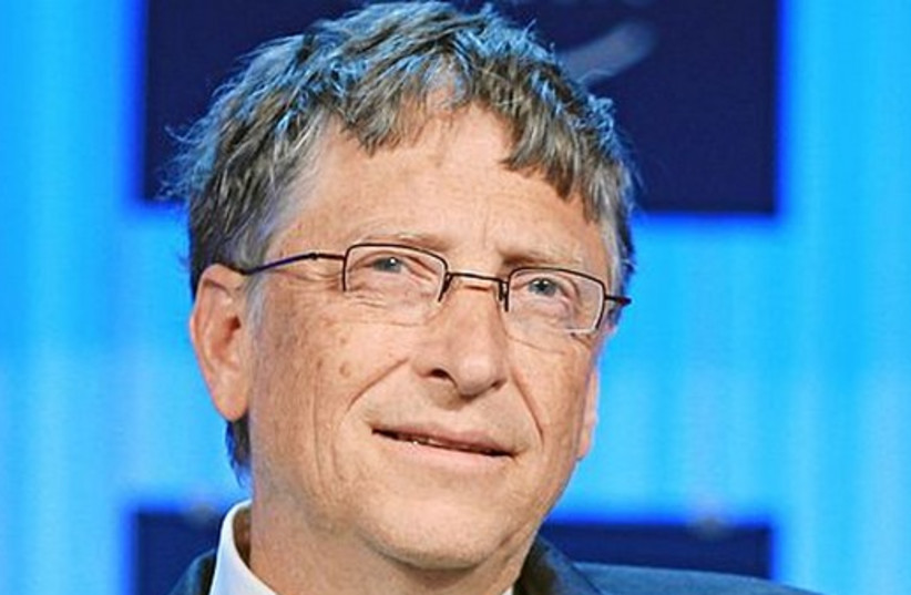 Bill Gates (photo credit: WORLD ECONOMIC FORUM/WIKIMEDIA COMMONS)