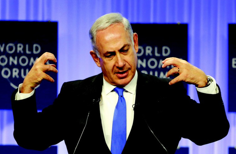 Netanyahou sort les griffes pour Jérusalem (photo credit: REUTERS)