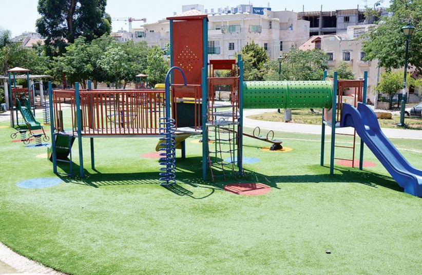 A playground in Bnei Brak. (photo credit: BNEI BRAK MUNICIPALITY)