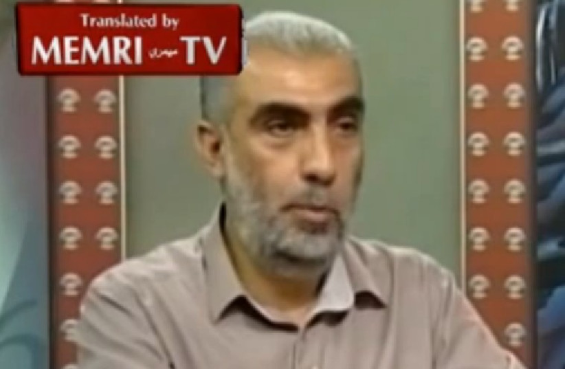 Israeli Islamist leader Kamal Khatib (photo credit: screenshot)