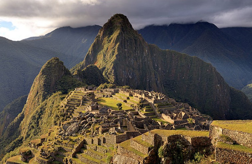 The ruins of Machu Picchu in Peru (photo credit: Wikimedia Commons)