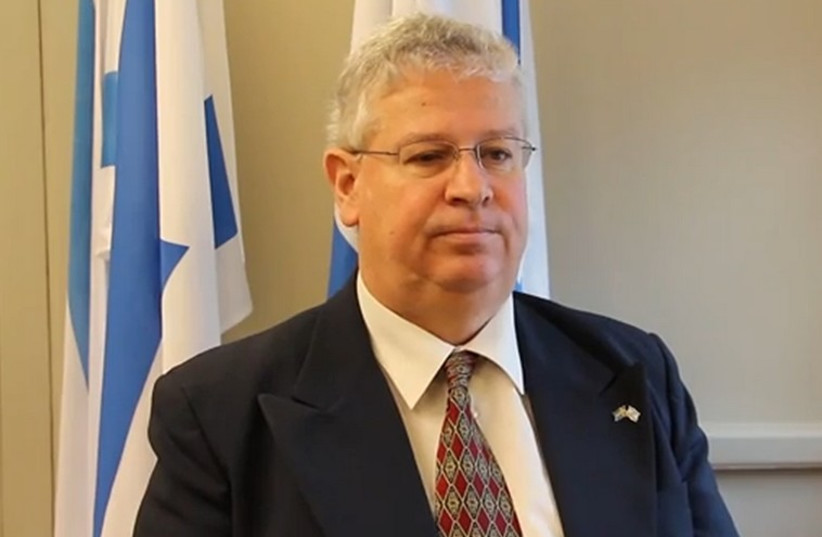 Israel’s Ambassador to Sweden Isaac Bachman (photo credit: screenshot)