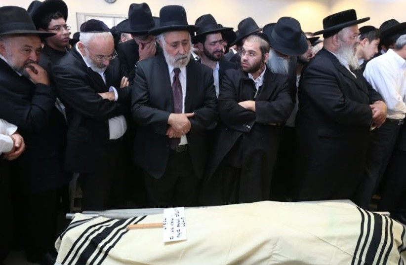 Funeral of Jerusalem terror attack victim (photo credit: MARC ISRAEL SELLEM)