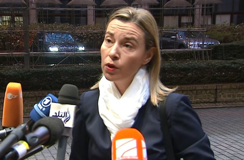 Federica Mogherini (photo credit: screenshot)