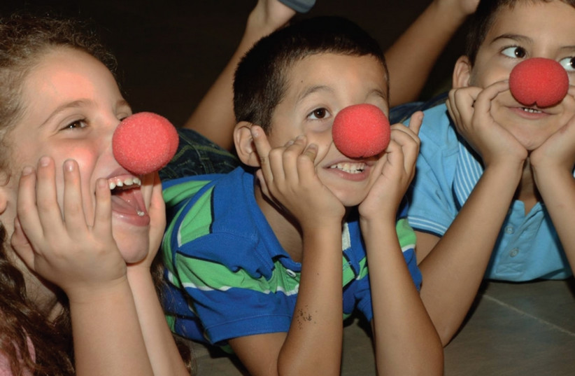 A new exhibition at the Children’s Museum in Holon teaches kids what to laugh at and why. (photo credit: PR)