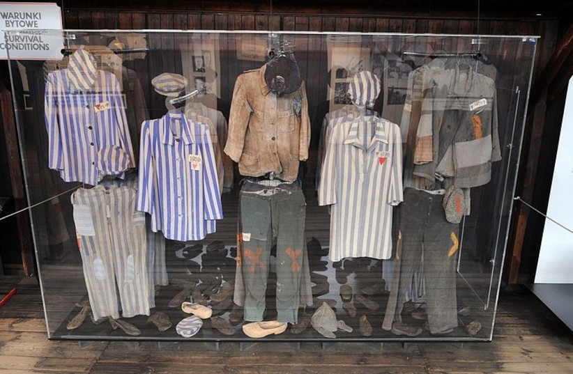 Majdanek clothing and shoes from Holocaust (photo credit: Wikimedia Commons)