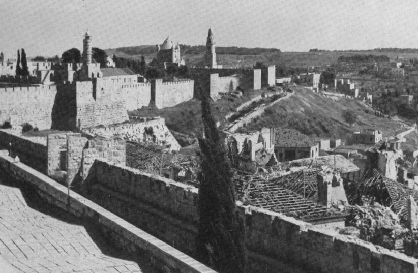 Jérusalem dans les années 1900 (photo credit: YOUTUBE SCREENSHOT)