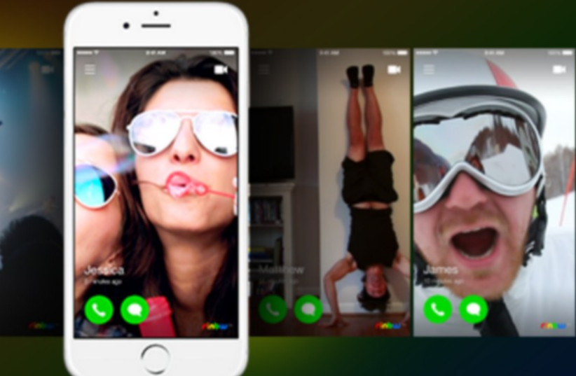 Rinbw allows users to watch a 5-second video of their friends' status. (photo credit: Courtesy)