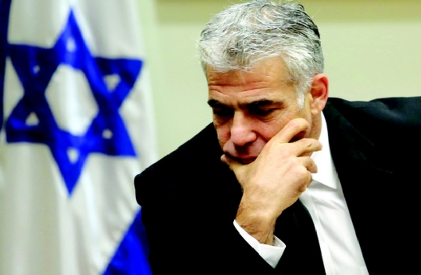 Alternate Prime Minister Yair Lapid (photo credit: MARC ISRAEL SELLEM/THE JERUSALEM POST)