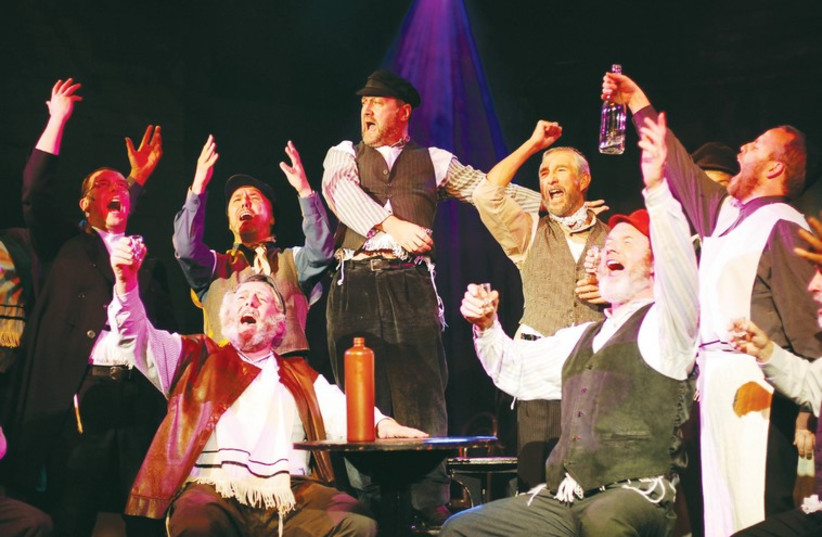 A 2008 staging of ‘Fiddler on the Roof’ at the Thwaites Empire Theatre in London. (photo credit: THWAITES/FLICKR)