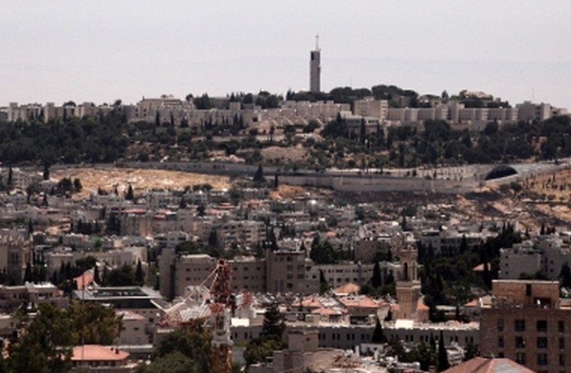 A view of Jerusalem's Mount Scopus  (photo credit: MARC ISRAEL SELLEM)