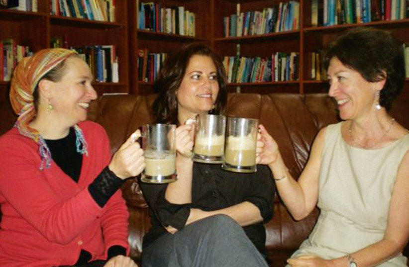 Left to right: Danit Shemesh, Tzippi Shaked and Pamela Peled (photo credit: Courtesy)