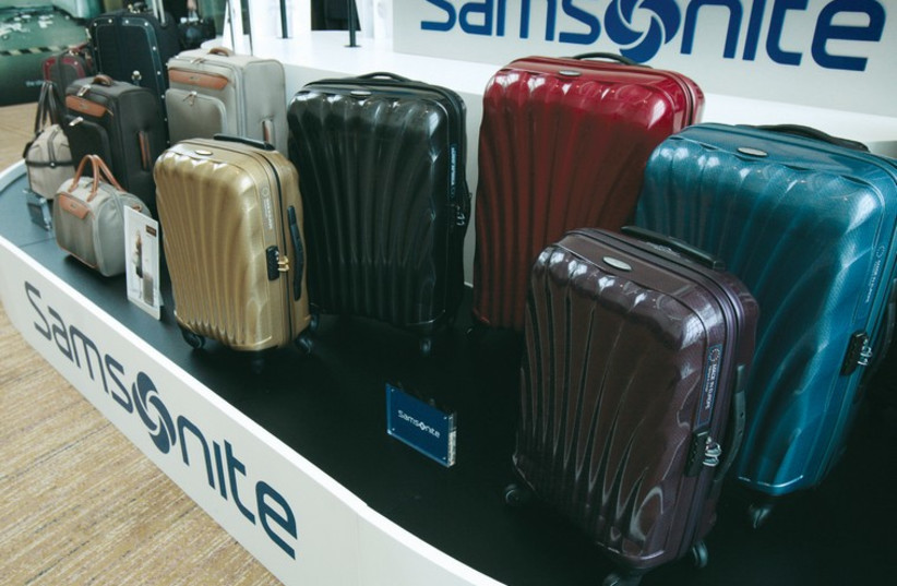 Samsonite luggage (photo credit: REUTERS)
