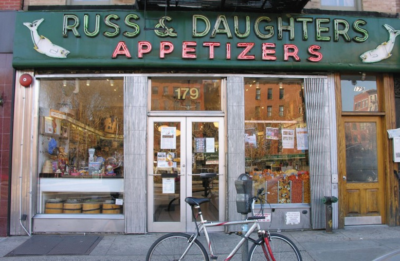 RUSS AND DAUGHTERS still going strong on the Lower East Side of Manhattan. (photo credit: JEFFREY BARY/FLICKR)