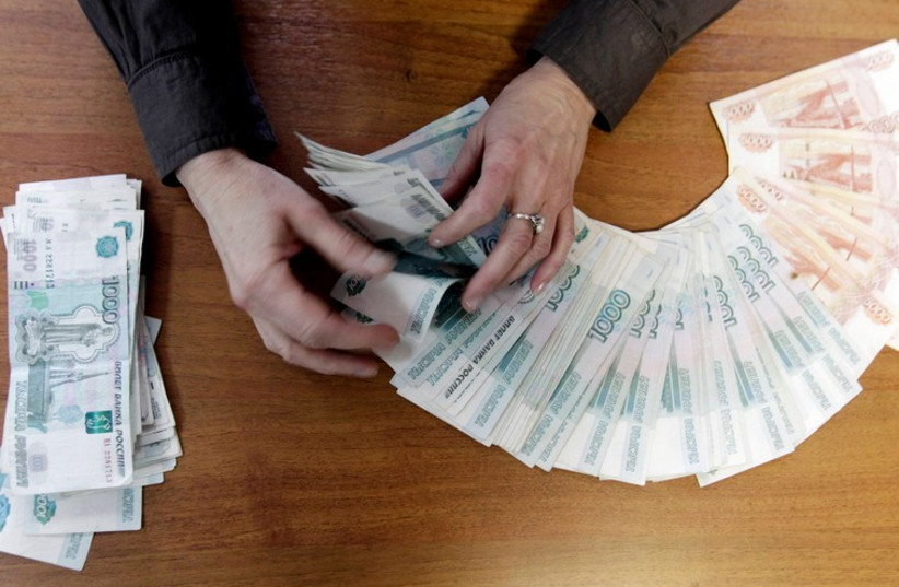 Russian rouble banknotes (photo credit: REUTERS)