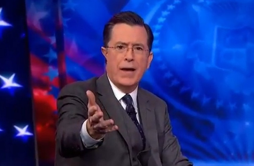 Comedy Central's Stephen Colbert, host of 'The Colbert Report.' (photo credit: YOUTUBE SCREENSHOT)