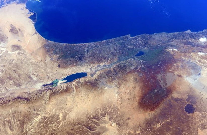 Israel from space 4 (photo credit: NASA/BARRY WILMORE)