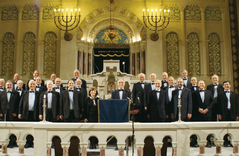 The Ramatayim Men’s Choir of Jerusalem. (photo credit: JURGEN ALBRECHT)