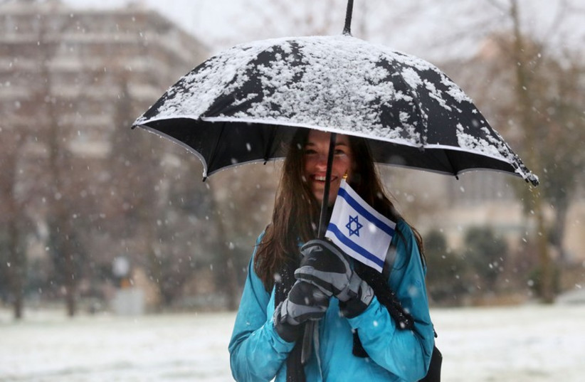 Snow in Jerusalem (photo credit: MARC ISRAEL SELLEM/THE JERUSALEM POST)