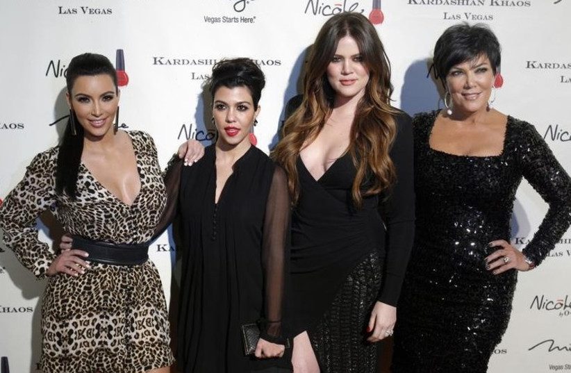 Television personalities (L-R) Kim Kardashian, Kourtney Kardashian, Khloe Kardashian and Kris Jenner  (photo credit: REUTERS)