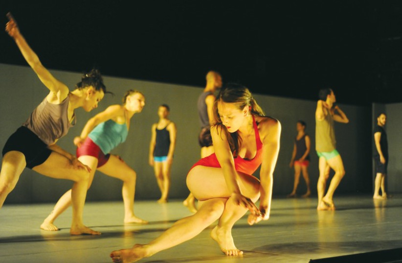 Bobbi Jene Smith performs in the piece ‘Sadeh21’ choreographed by Ohad Naharin. (photo credit: GADI DAGON)