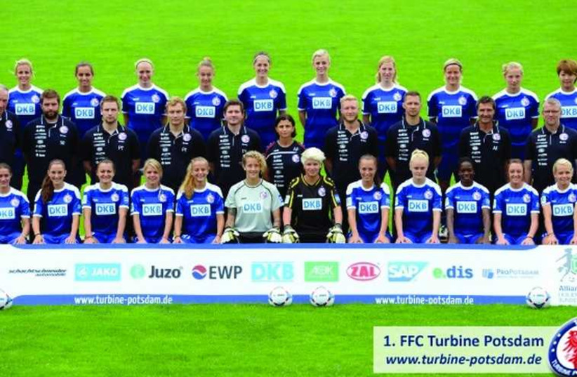 Turbine Potsdam soccer team (photo credit: REUTERS)