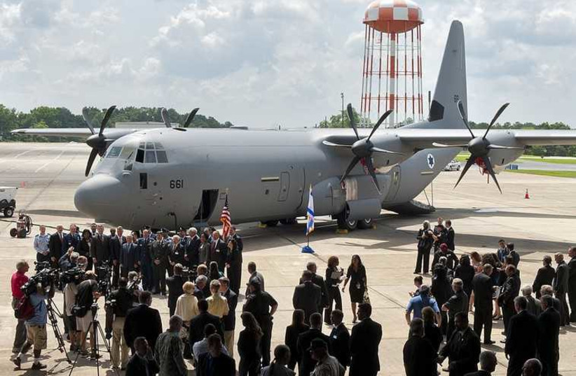The Hercules C-130J  (photo credit: COURTESY IAF)