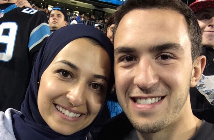  Deah Shaddy Barakat and his wife Yusor Mohammad (photo credit: TWITTER)