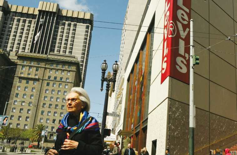 The Levi's retail store in San Francisco (photo credit: REUTERS)