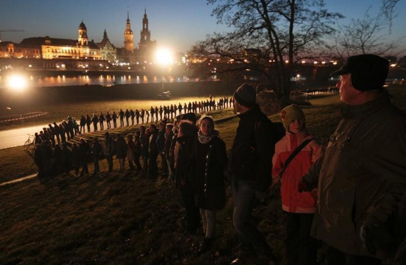 Germans mark the 70th anniversary of the bombing of Dresden