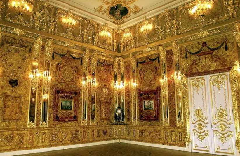 File photo of Russia's legendary Amber Room. (photo credit: REUTERS)